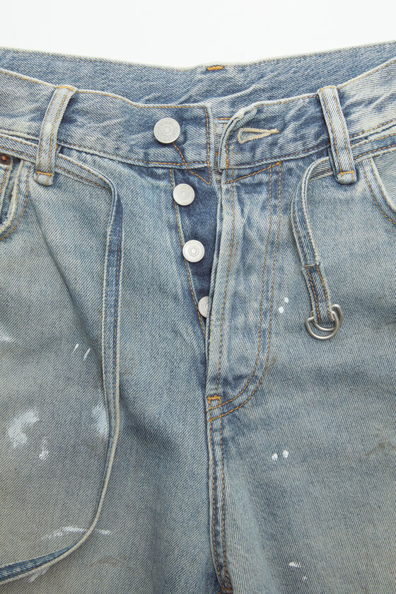 (image for) Premium-Quality Loose fit denim shorts